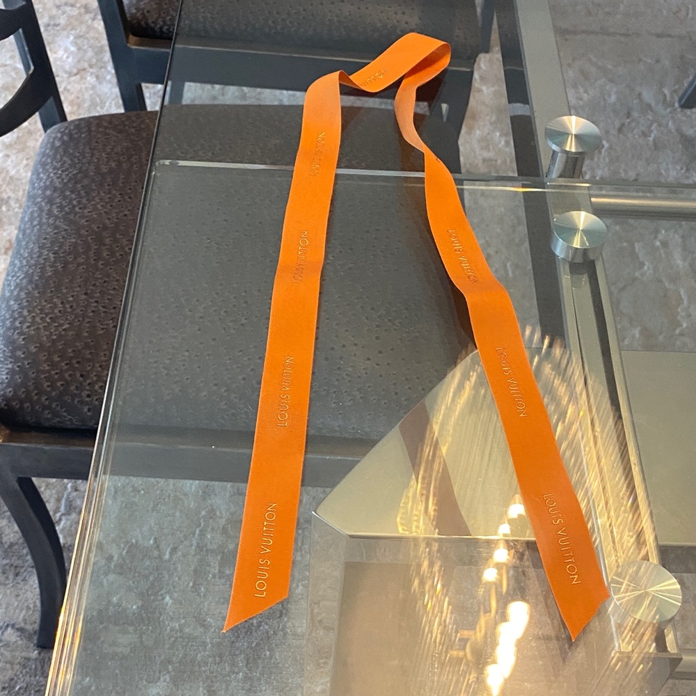 Louis Vuitton Vibrant Orange Ribbon